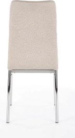 Tapicerowane krzesło do jadalni na metalowych nogach K309 Halmar