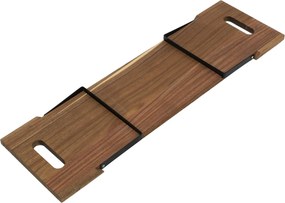 Taca drewniana prostokątna do serwowania przekąsek, 67,5 x 20 x 7 cm