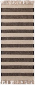 Czarno-kremowy ręcznie tkany dwustronny chodnik z juty 80x200 cm Playa – Hanse Home