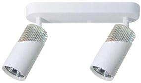 Podwójna biała lampa sufitowa - K421 G8-N61