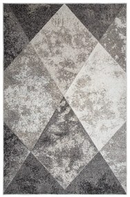 Dywan nowoczesny Perlage Romby beżowo-szary 80 cm x 150 cm
