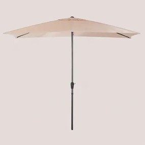 Parasol 200x300 Cm Z Tkaniny I Aluminium Itzal Lekki Róż Do Makijażu - Sklum