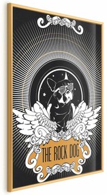 Plakat The Rock Dog 21x30 cm z ramą złotą bez marginesu ARTGEIST B