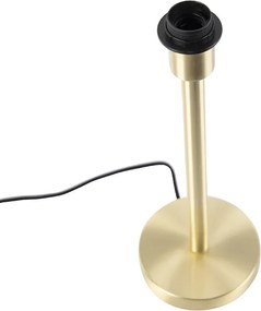 Klasyczna lampa stołowa mosiężna bez klosza - Simplo