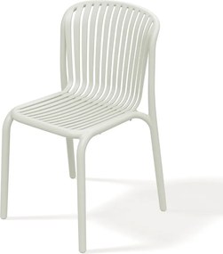 Plastikowe krzesło do ogrodu Brene, bez podłokietników