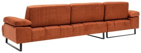 Orange Artie Mustang sofa narożna, lewy narożnik