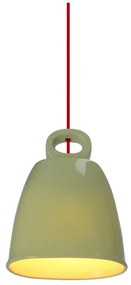 Zielona lampa wisząca z ceramicznym kloszem Sewilla – Candellux Lighting