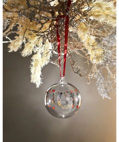 Szklana ręcznie dmuchana bombka ø 6,5 cm Ann-Sofi Romme Annual Christmas Bauble – Holmegaard