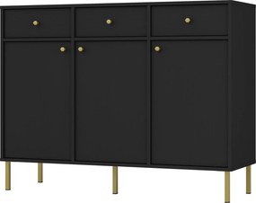 Komoda TORINO 125 cm do Salonu Sypialni Grafit