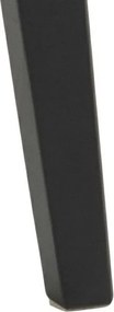 Okrągły stół nierozkładany Roxby 105 cm czarny