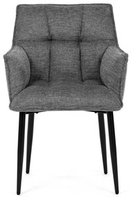 Zestaw krzeseł do jadalni DCH-J2139 GREY2, 2 szt.