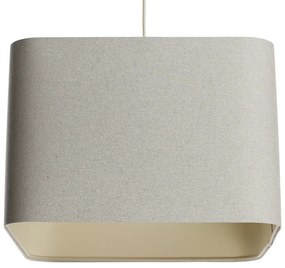 Lampa wisząca KWADRO LEN 007-40w20 jasnobeżowa BPS KONCEPT