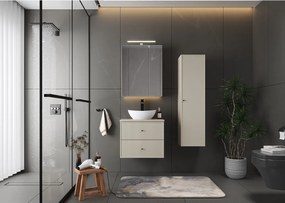 Kaszmirowy Zestaw do Łazienki 60cm Szafka z Blatem Marco