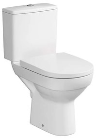 Cersanit K35-035 - Stojąca miska WC z deską CITY, ceramika/biała
