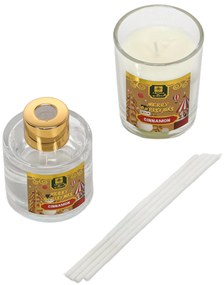 Zestaw zapachowy olejek 40 ml + świeczka