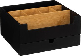 Organizer bambusowy na kosmetyki, 1 szufladka