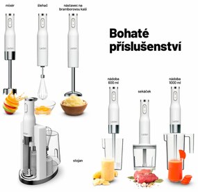 Lauben 800WT blender ręczny, biały