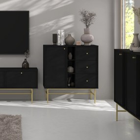 Komoda TORINO 100 cm do Salonu Sypialni Grafit