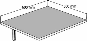 Stół ścienny Nur White