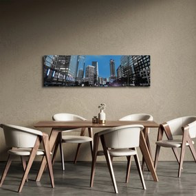 Obraz miasta nocą (170x50 cm)
