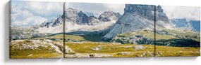 Obraz - Włoskie Dolomity (170x50 cm)