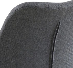 Skandynawskie krzesło na drewnianych nogach Dima dark grey