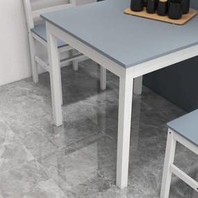 HOMCOM Zestaw jadalniany 3częściowy Stół z 2 krzesłami Idealny do małych przestrzeni Kompaktowy design dla 2 osób | Aosom PL