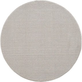 Dywan jednolity Loom kremowy 160 cm x 160 cm koło