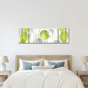 Obraz abstrakcji z drzewami (170x50 cm)