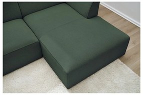Zielony narożnik modułowy (prawostronny/w kształcie litery L) Megeve – Bobochic Paris