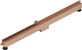 Mexen Flat Wall odpływ liniowy ścienny 2w1 120 cm, różowe złoto - 1630120