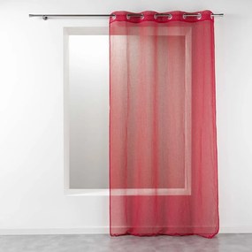 Czerwona firanka 140x280 cm Telma – douceur d'intérieur