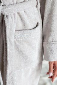 Modalowy unisex szlafrok DELUXE XXL Biały