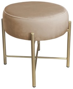 Taboret Pola noga metalowa złota MG06
