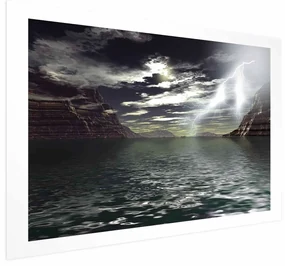Plakat Burza 90x60 cm bez ramy z marginesem ARTGEIST B