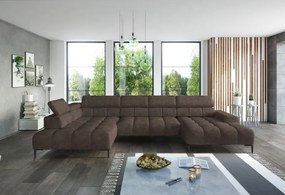 Narożnik PLAZA XL Prawostronny Elektryczna regulacja Tkanina MONOLITH 15 WERSAL