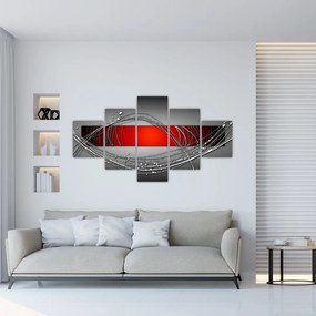 Abstrakcyjny obraz (125x70 cm)
