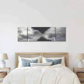 Obraz - Góry na Islandii, geometryczny kolaż (170x50 cm)