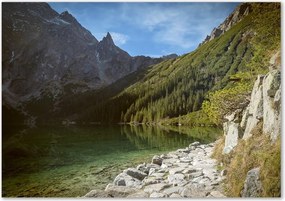 Foto obraz szklany Morskie oko Tatry