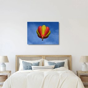 Obraz na szkle - latający balon (70x50 cm)