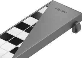 Mexen Flat M13 maskownica 2w1 do odpływu liniowego 60 cm, gun gray szczotkowany - 1E19060