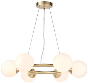 Endon 106390 - Żyrandol na lince OTIS 6xG9/3W/230V złoty