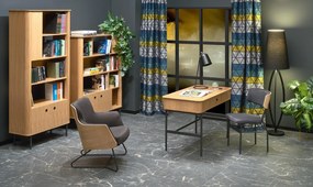 Regał z szafką w stylu retro Smart REG-1