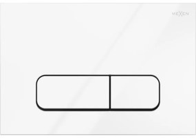 Mexen Fenix 02 przycisk spłukujący, biały błyszczący - 600200