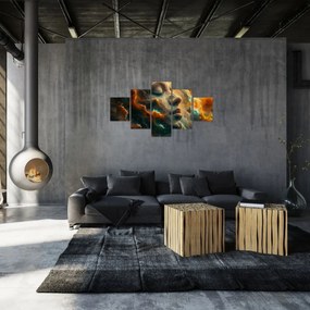 Obraz - Twarz w kosmosie (125x70 cm)