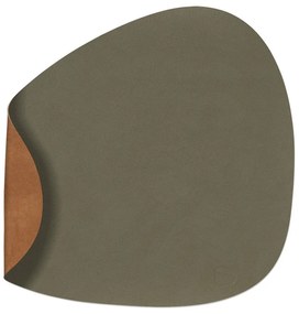 Mata stołowa ze skóry ekologicznej 37x44 cm Curve L Double Nupo – LIND DNA