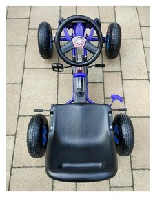 Gokart  niebieski a-15 pompowane koła