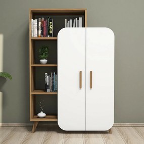 Biblioteczka Form White and Walnut