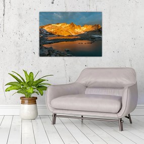 Obraz krajobrazu wysokogórskiego (70x50 cm)