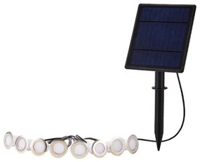 Immax NEO 07905L - LED RGB Ściemnialna lampa solarna 8xLED/0,25W/5V IP65 Tuya